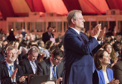 Al Gore Paris UN Conference closing Rhag 2015